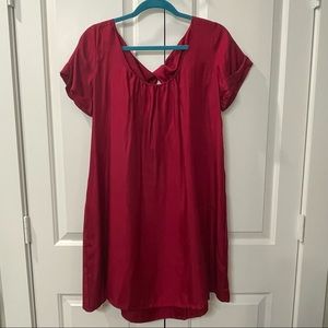 Anthropologie Hero & Leander raspberry color short/mini dress